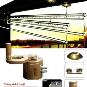 Giàn Phơi Hòa Phát cao cấp H01 (4 thanh)