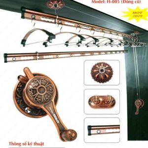 Giàn Phơi Hòa Phát H05 (đồng hồ)